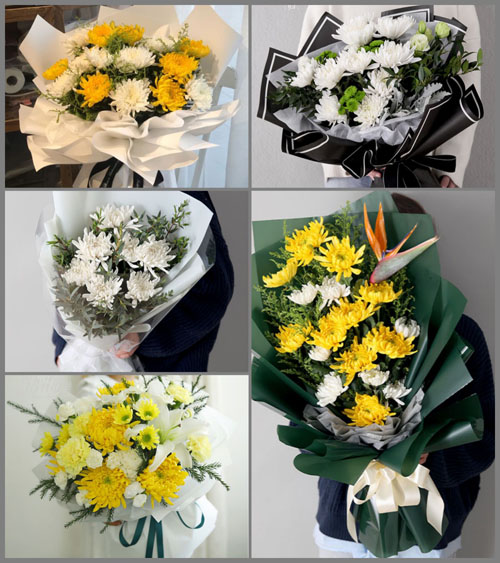 四川成都成华区白莲池街道白事花束代送